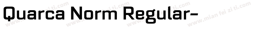 Quarca Norm Regular字体转换